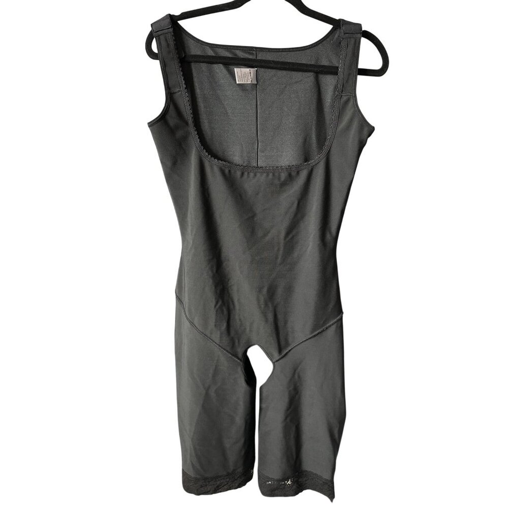 MedicalZ Black Body Shaper Elegance Short Lipo Panty High Back Size Large